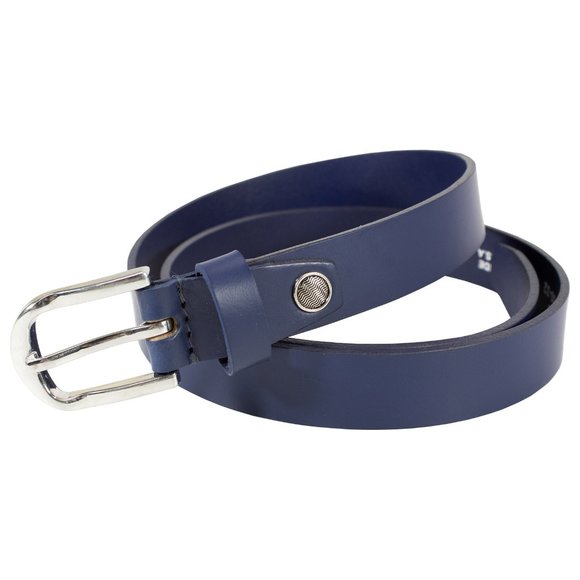 Genuine Leather Women Belt with Metal Buckle - Picture 1 of 14